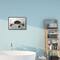 Stupell Industries Dog On Toilet with Newspaper Black Framed Wall Art
